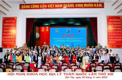 Hội nghị khoa học địa lý toàn quốc lần thứ XIII - Sơn Tây 2022